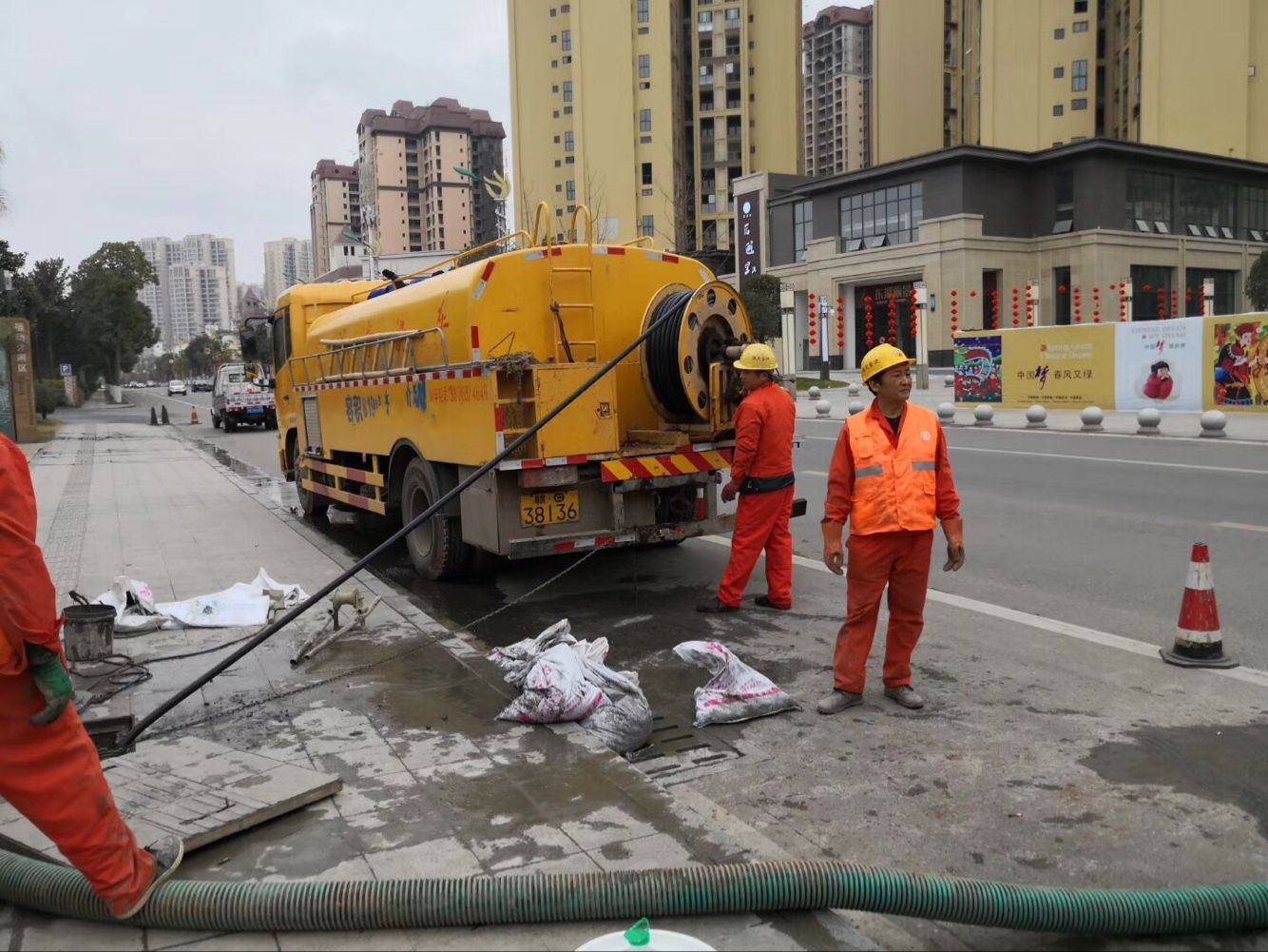 祁连排污管道清淤-管道清洗